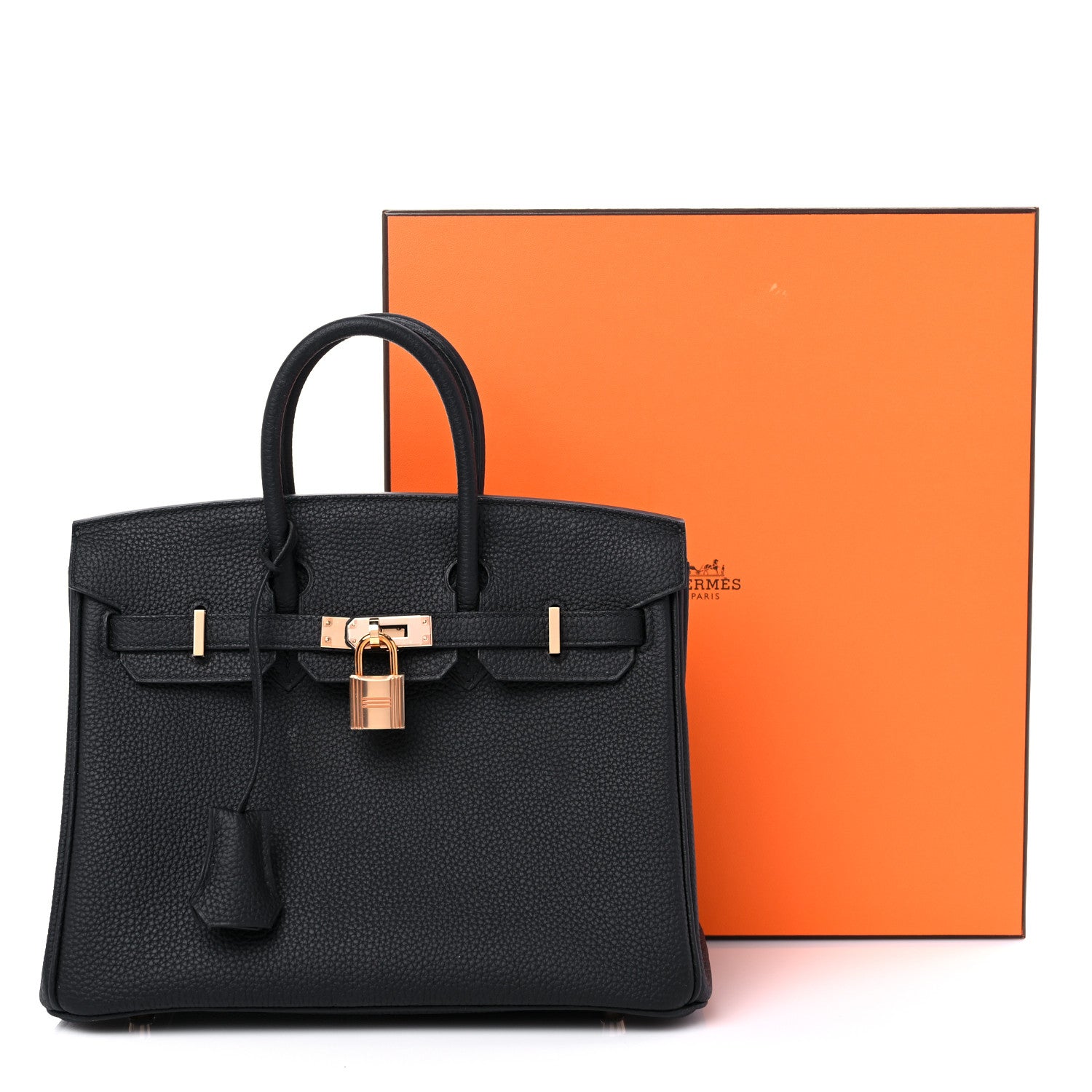 Hermes Togo Birkin 25 Black 15 of 15