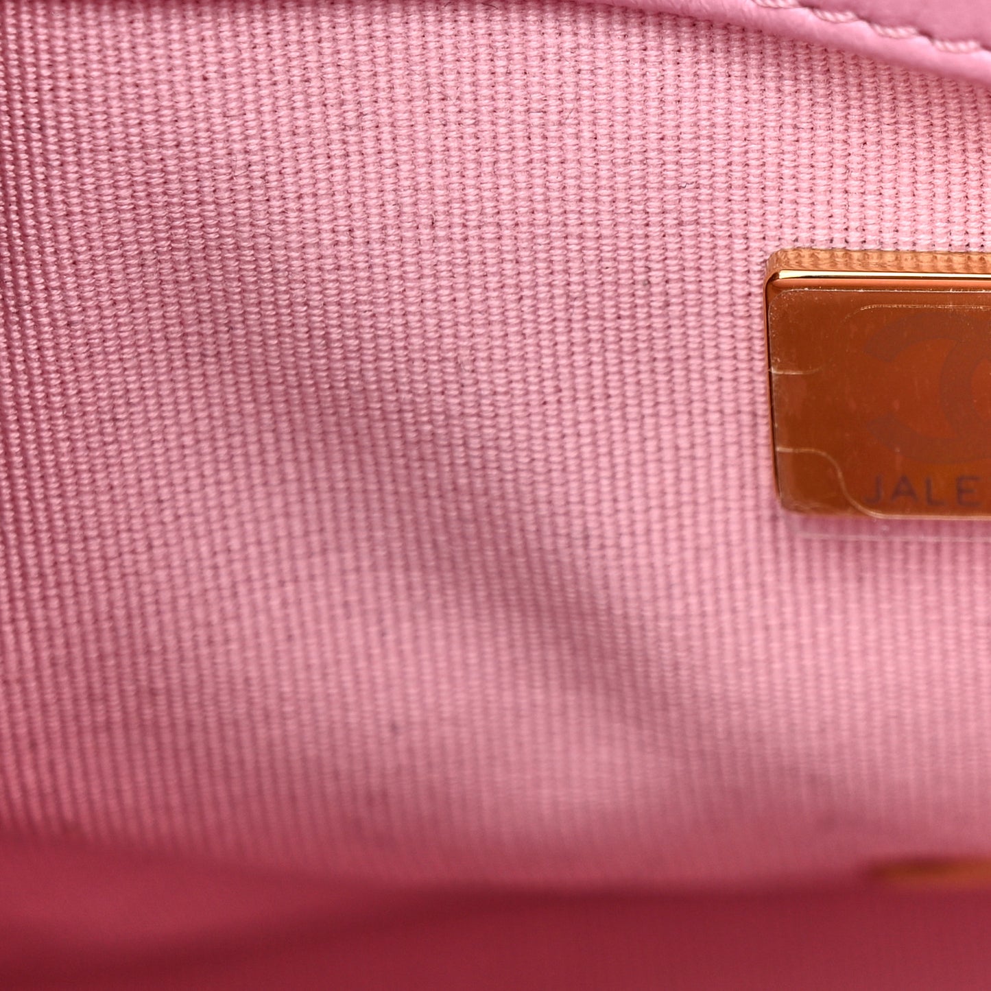 Lambskin Quilted Small Lacquered Chain Flap Pink