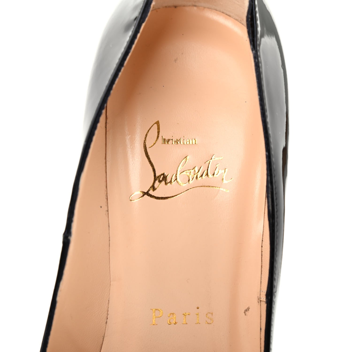 Christian Louboutin Patent Fifille 100 Pumps 36 Black 6 of 9