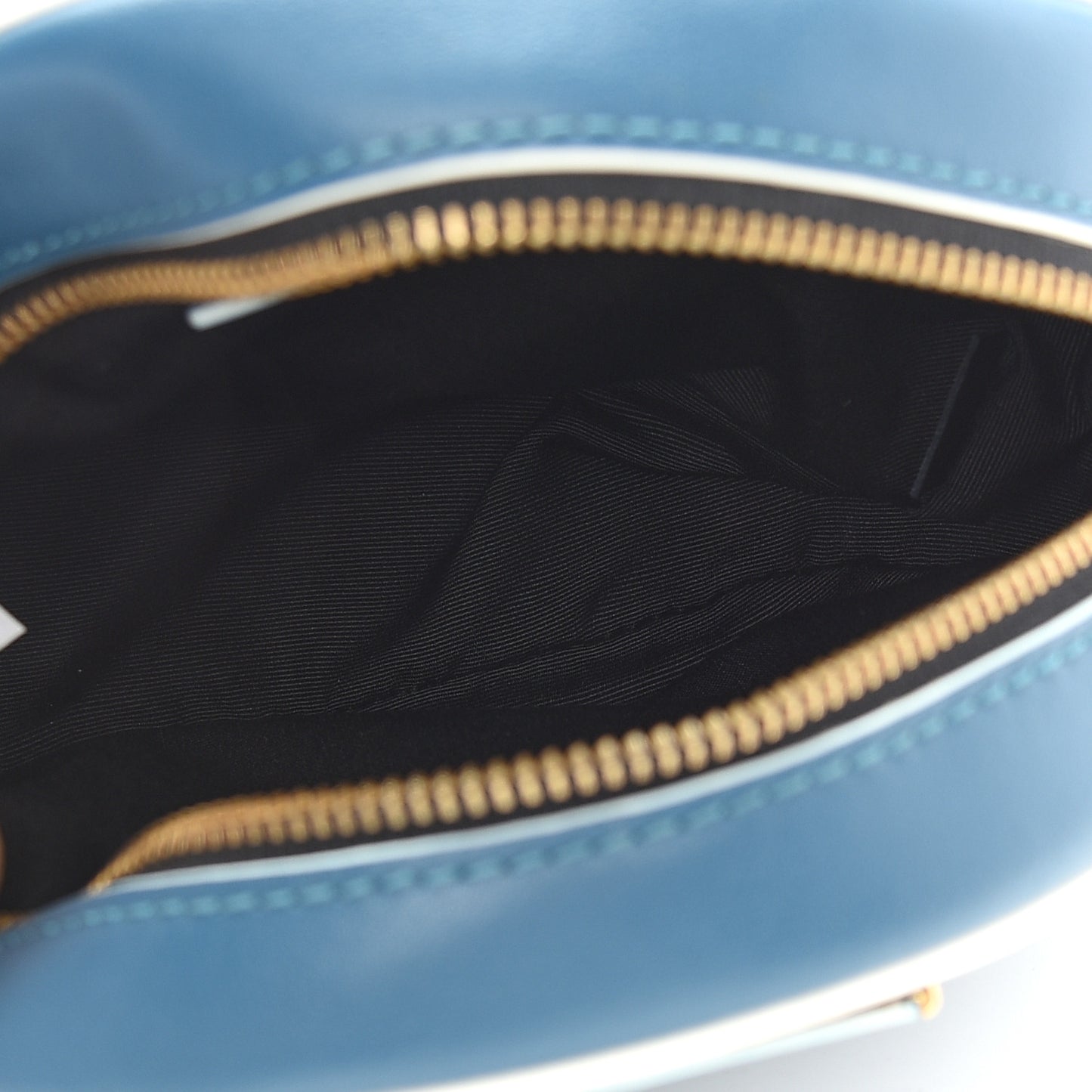 Calfskin Voyager Circle Crossbody Deep Teal