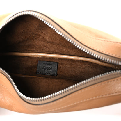 Fendi Vitello Mini Simply Fendi Shoulder Bag Miele Scuro 5 of 10