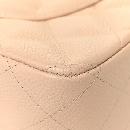 Chanel Caviar Quilted Jumbo Double Flap Beige Clair 15 of 16