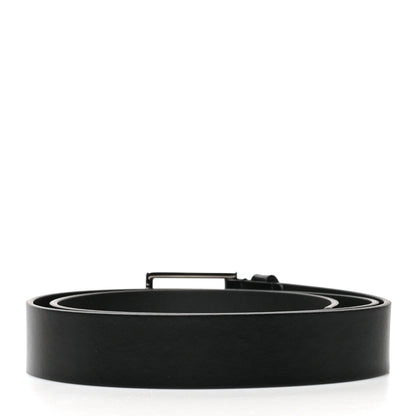 Christian Dior Calfskin Dior Homme 30mm Belt 100 Black 2 of 6