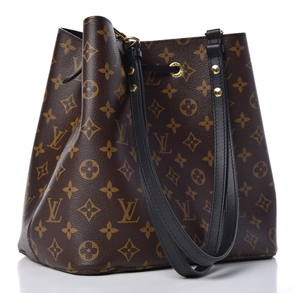 Louis Vuitton Monogram Neonoe MM Black 3 of 10