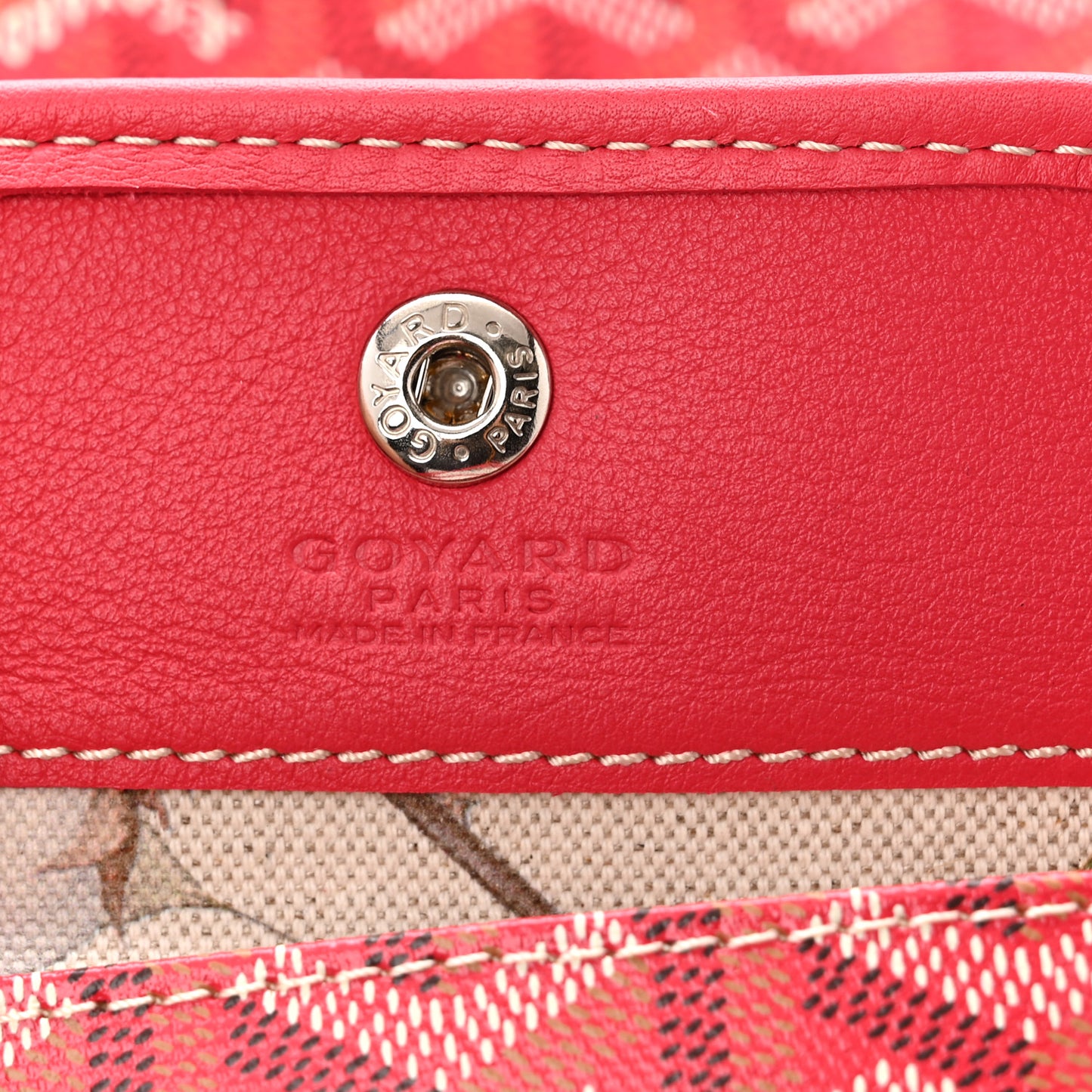 Goyardine Le Jardin Reversible Mini Anjou Fuchsia