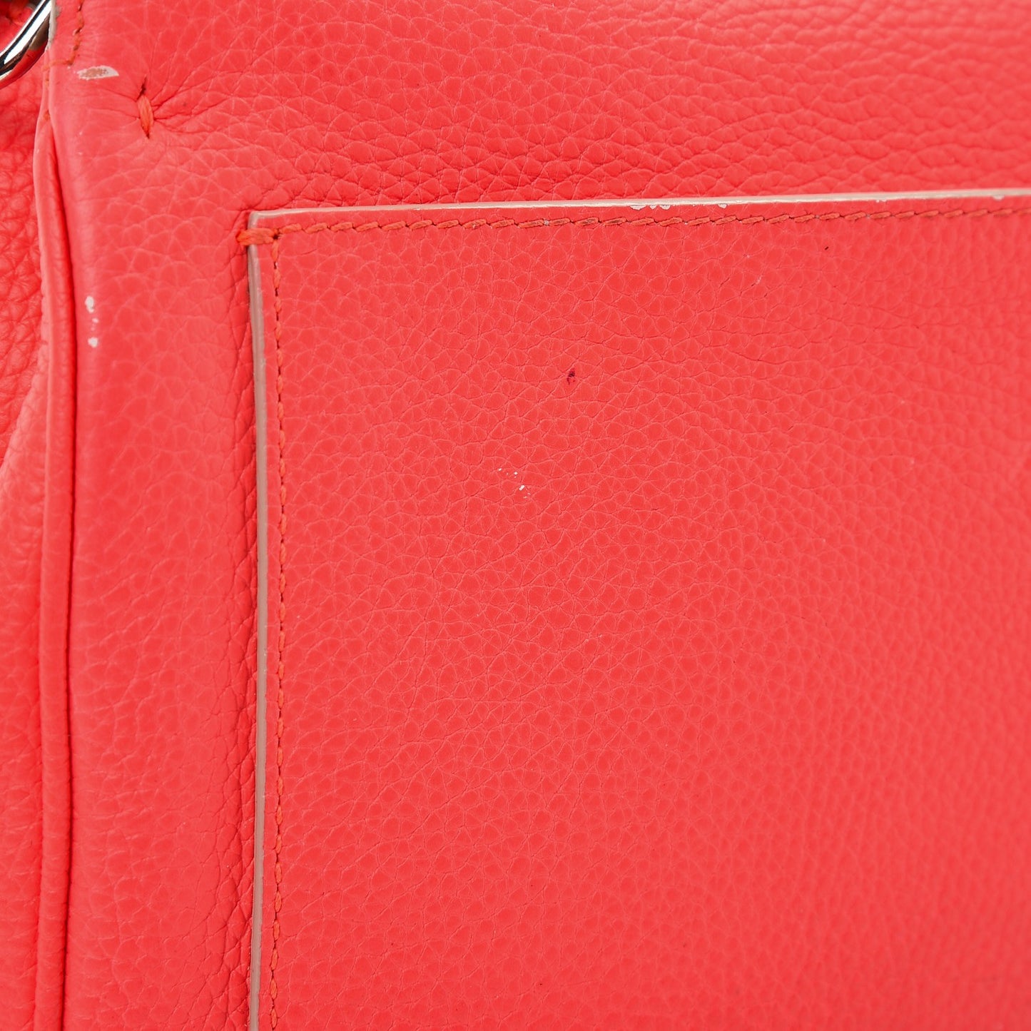 Bullcalf Mini Be Dior Satchel Fluorescent Goji Pink