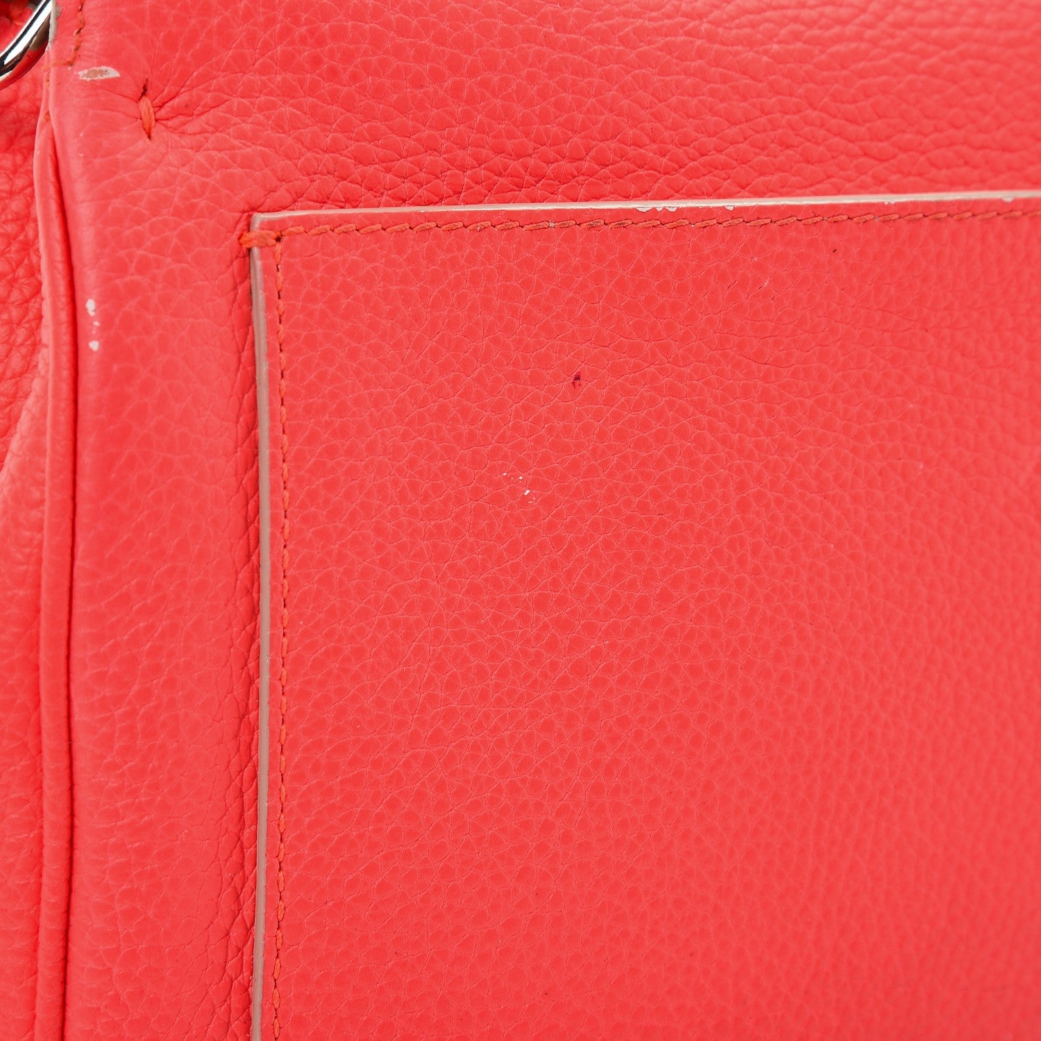 Christian Dior Bullcalf Mini Be Dior Satchel Fluorescent Goji Pink 11 of 19