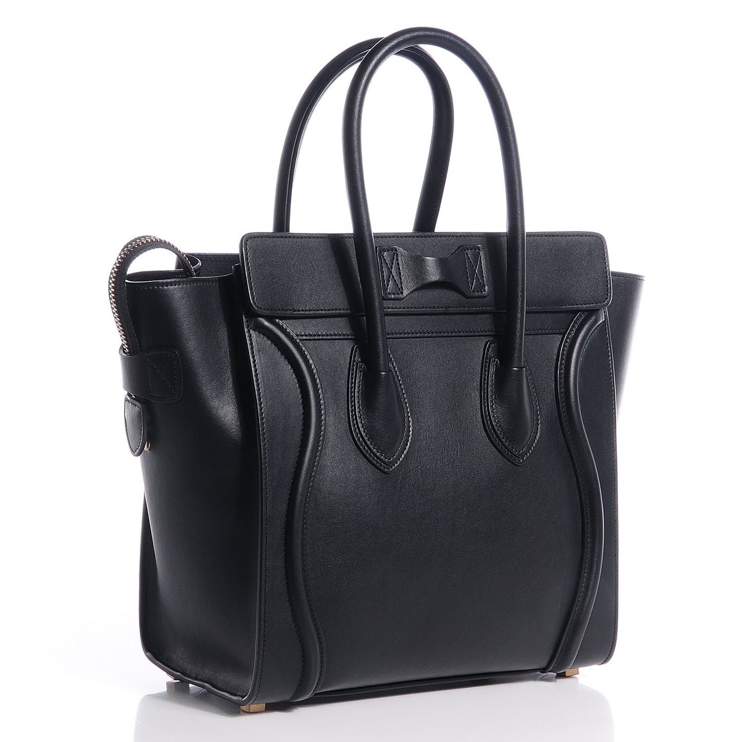 Smooth Calfskin Micro Luggage Black