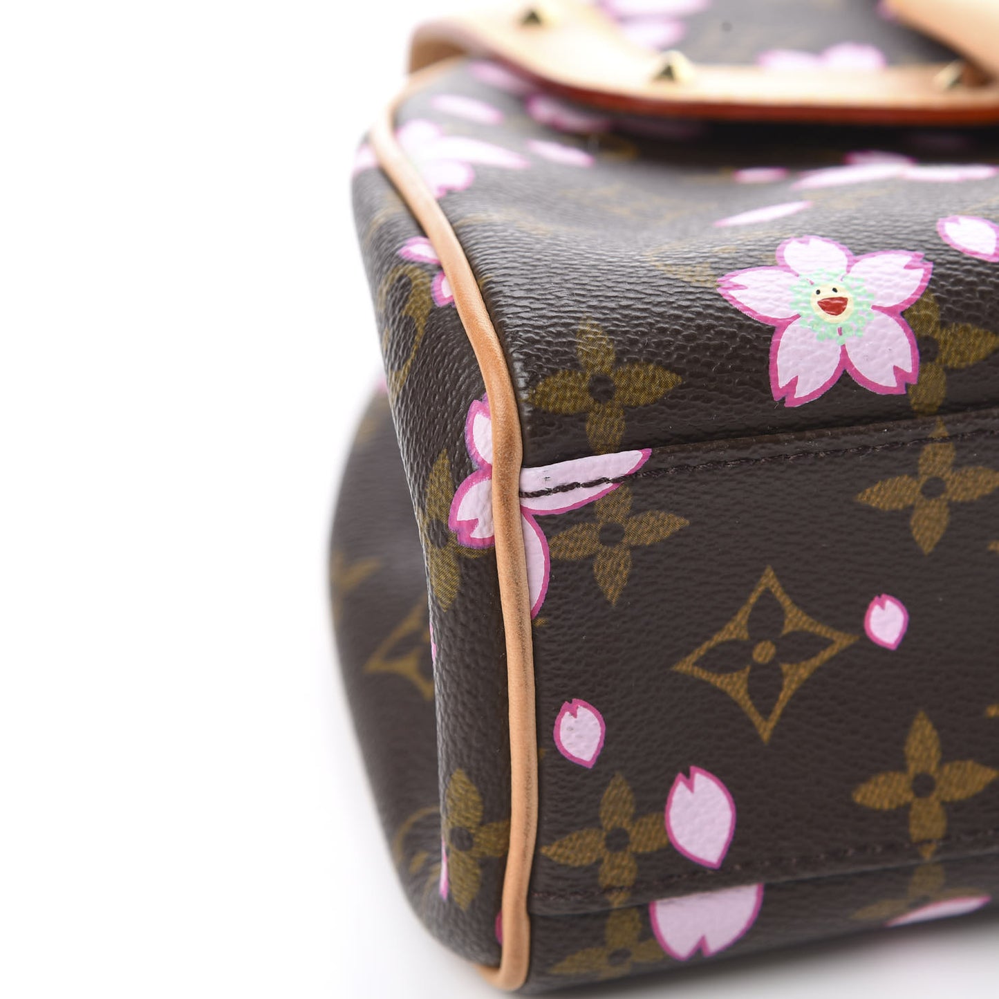 Monogram Cherry Blossom Sac Retro Bag Brown