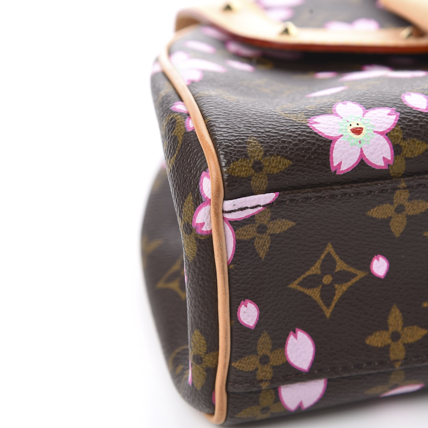 Louis Vuitton Monogram Cherry Blossom Sac Retro Bag Brown 11 of 14