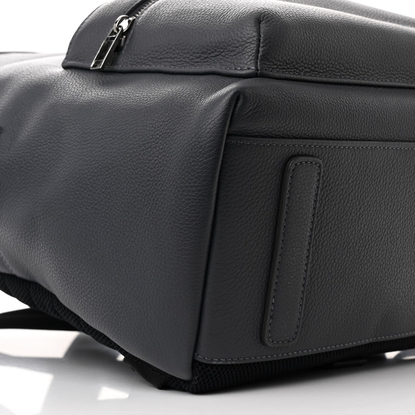 Calfskin Atelier Signature Print Backpack Grey