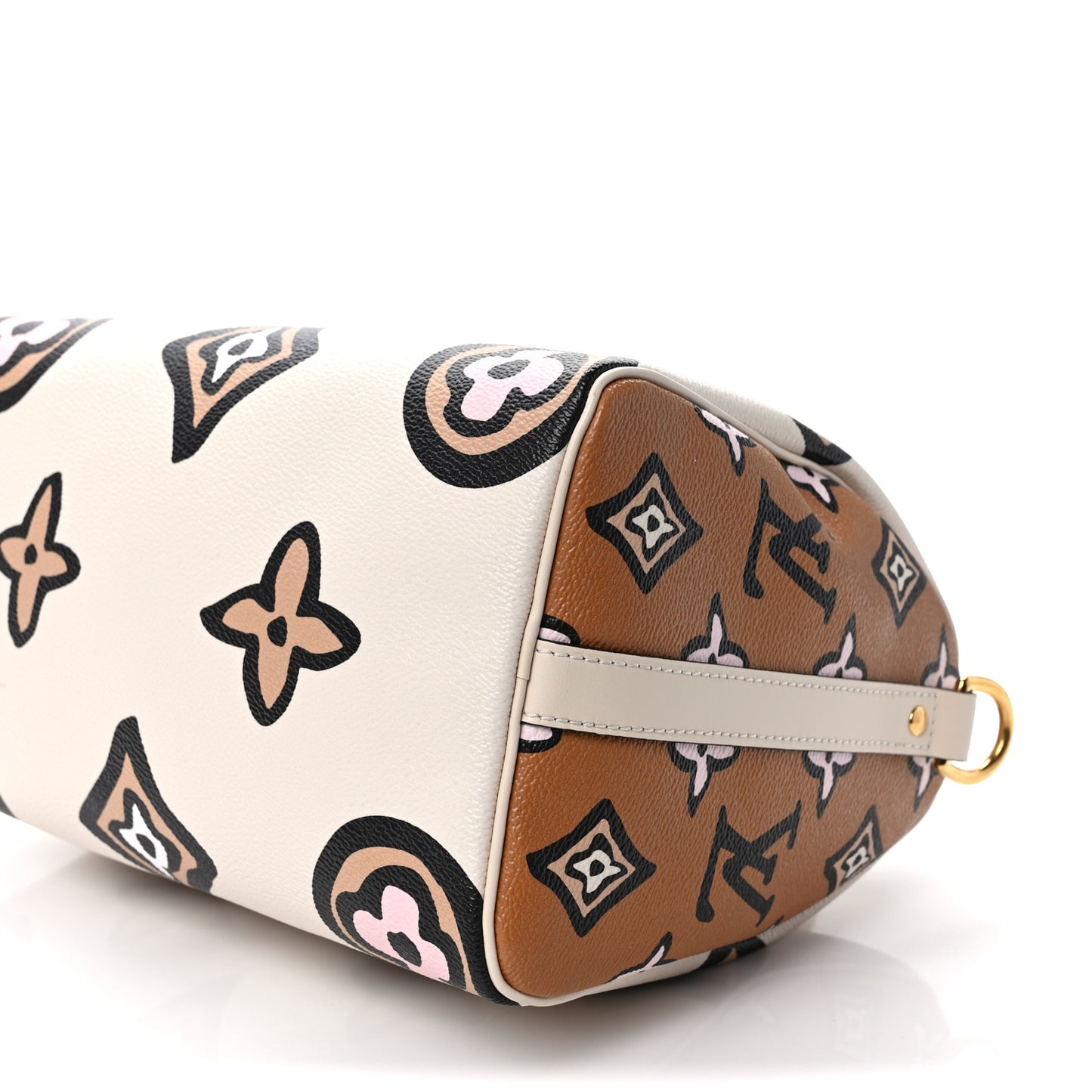 Monogram Giant Wild At Heart Speedy Bandouliere 25 Creme