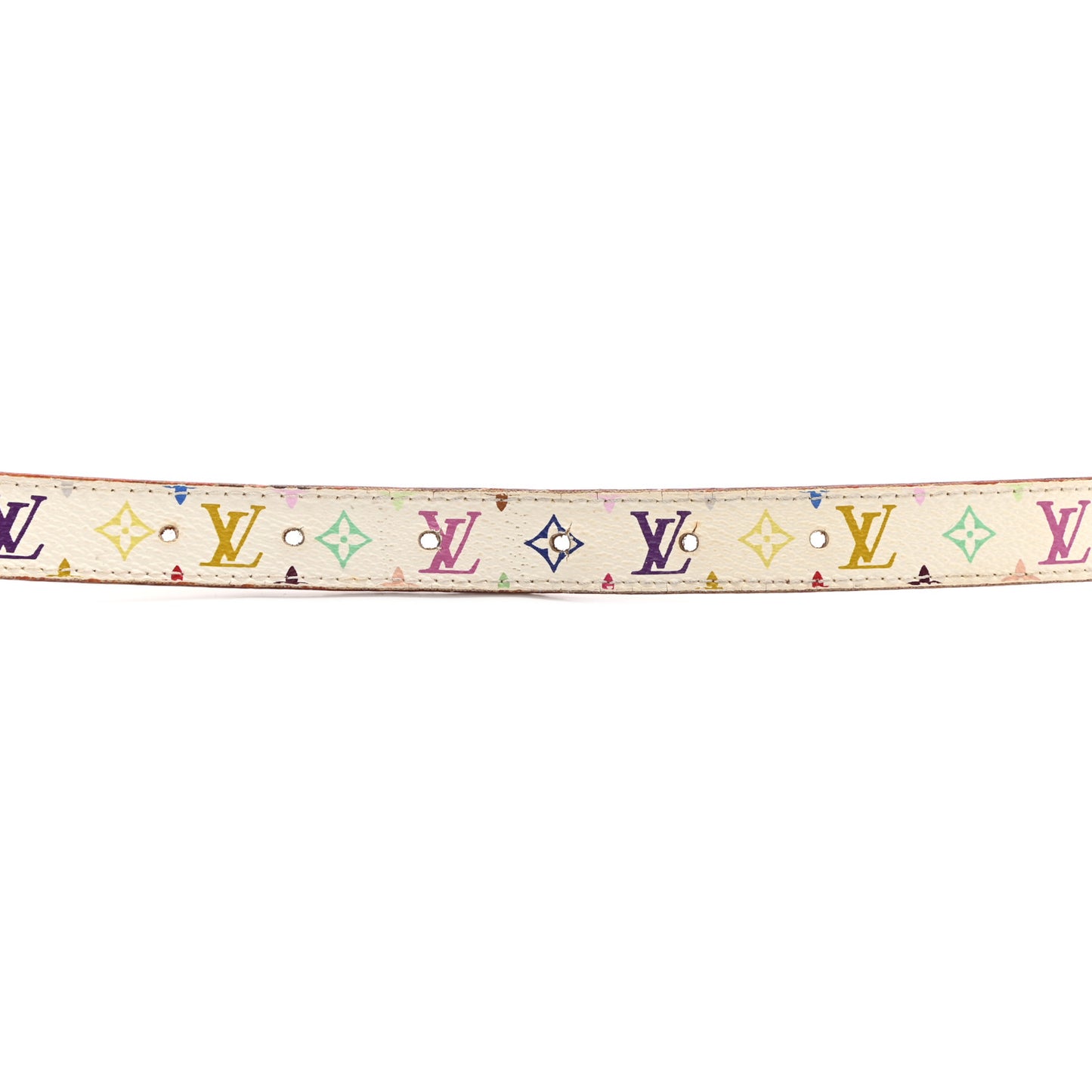 Monogram Multicolor Belt 90 36 White