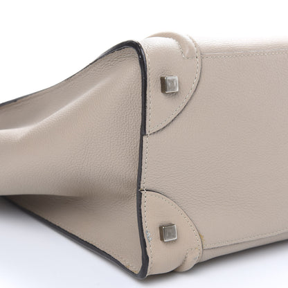 Celine Drummed Calfskin Mini Luggage Dune 11 of 18