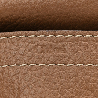Chloe Grained Calfskin Small Marcie Saddle Bag Nut 6 of 12