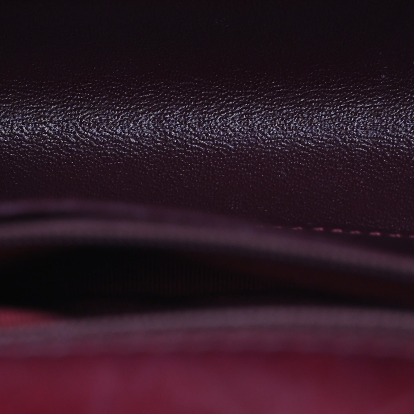 Calfskin Embossed Medium Flap Red