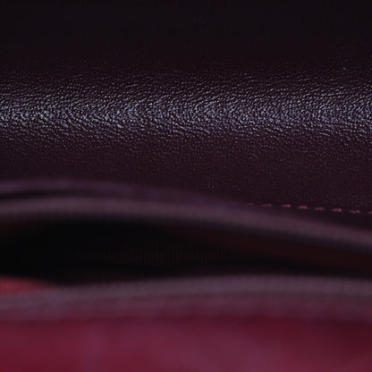 Chanel Calfskin Embossed Medium Flap Red 5 of 15