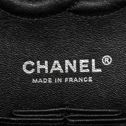 Chanel Velvet Quilted Medium Double Flap Black 6 of 8