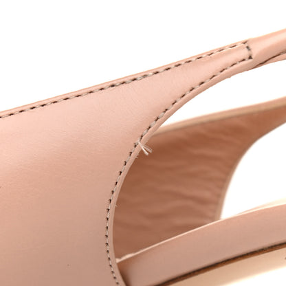 Louis Vuitton Calfskin Urban Twist Slingback Pumps 38 Pink Silver 10 of 10