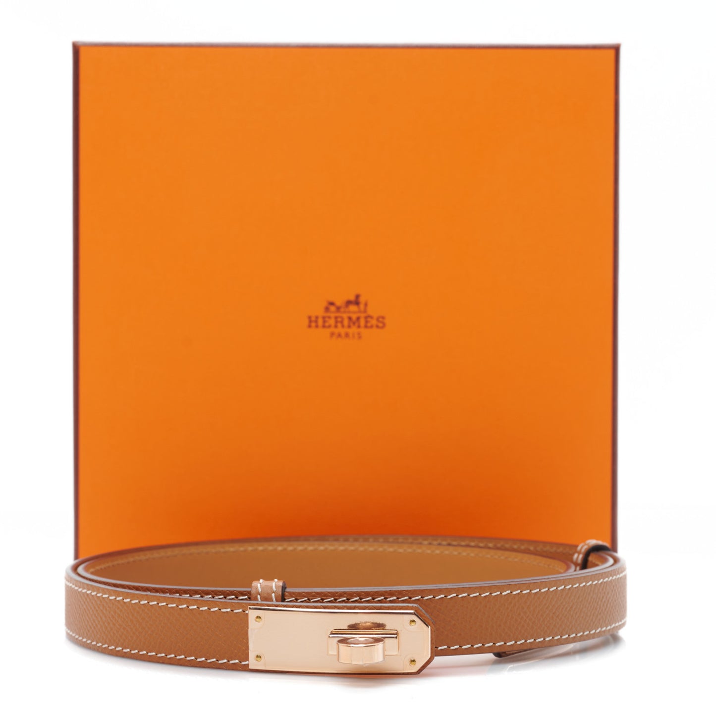 Epsom Kelly Belt Gold