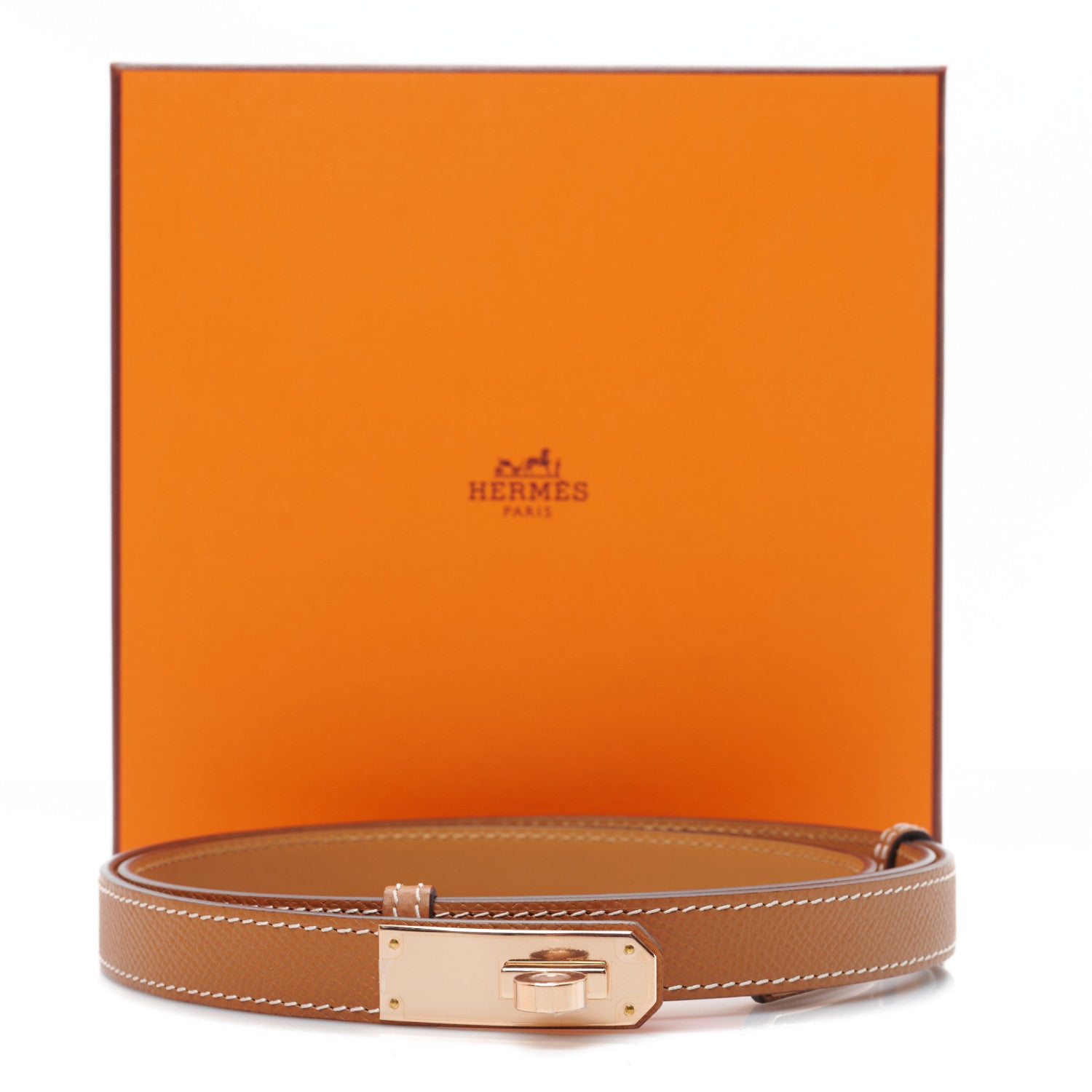 Hermes Epsom Kelly Belt Gold 6 of 6