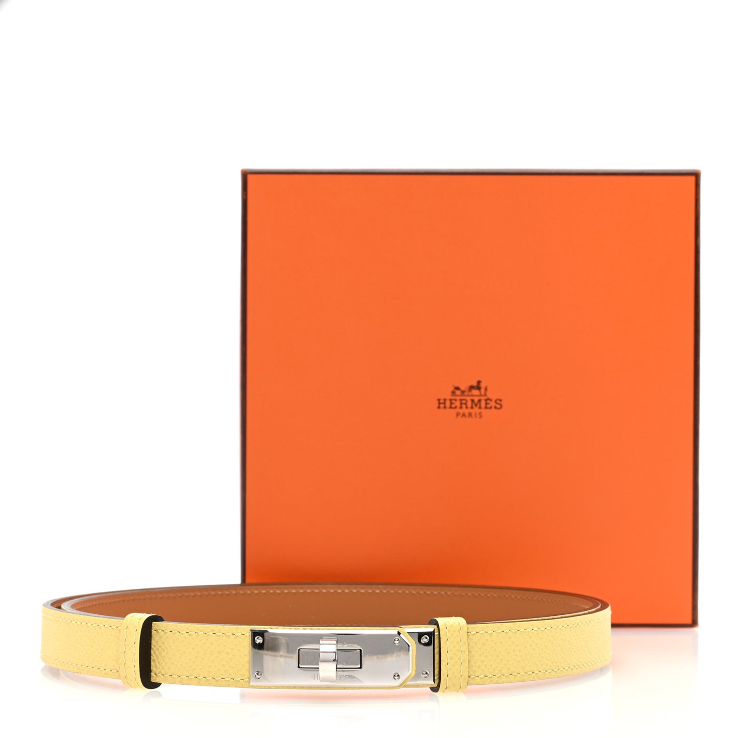 Epsom Kelly Belt Jaune Poussin