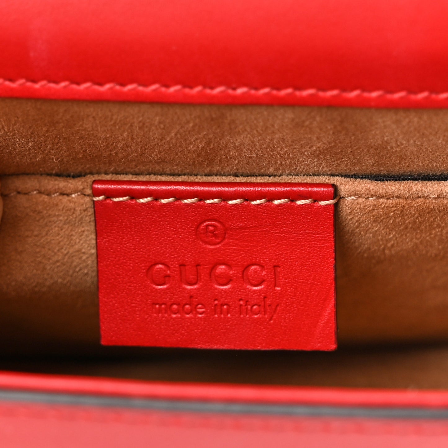 Calfskin Mini Sylvie Chain Shoulder Bag Hibiscus Red