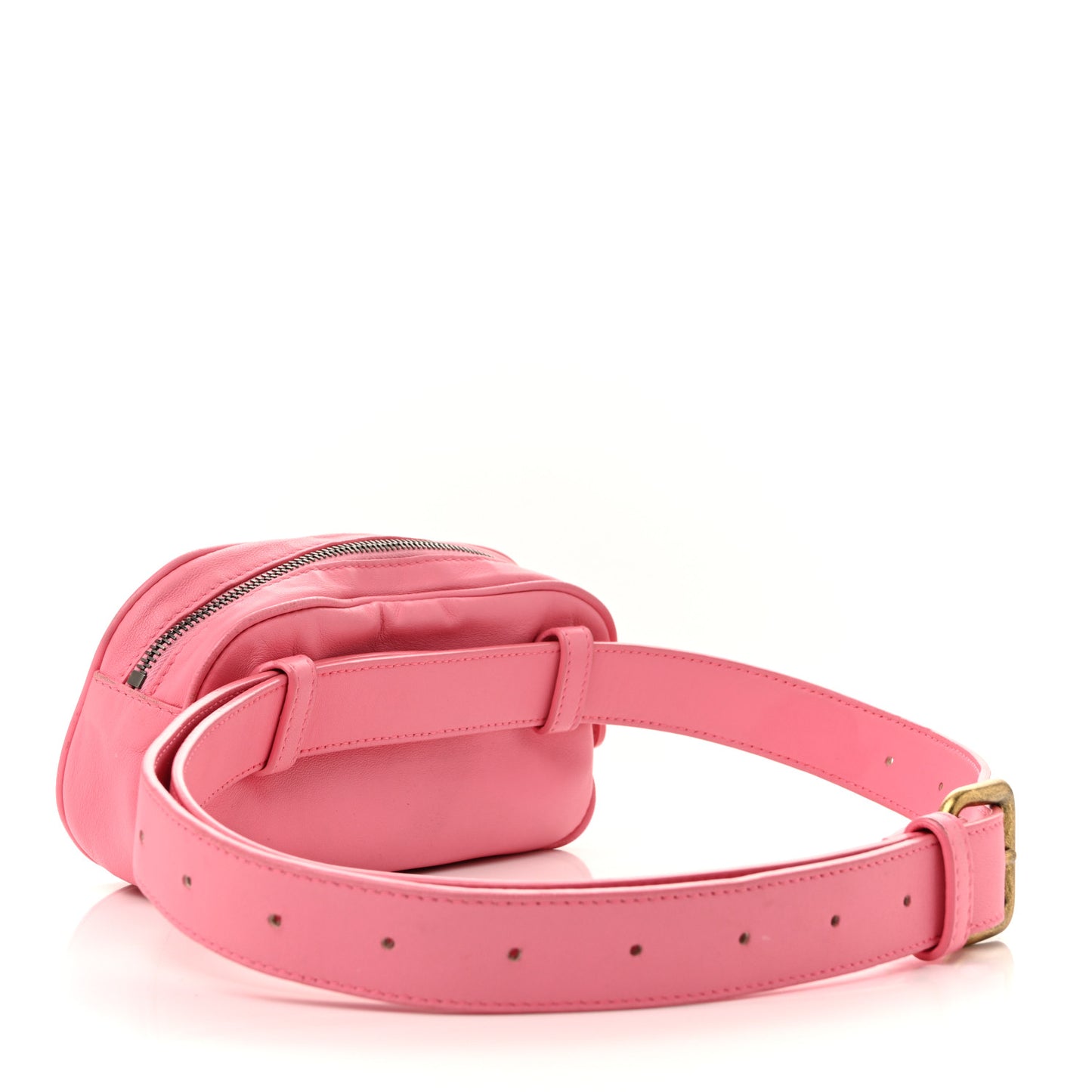 Nappa Intrecciato Belt Bag Pink