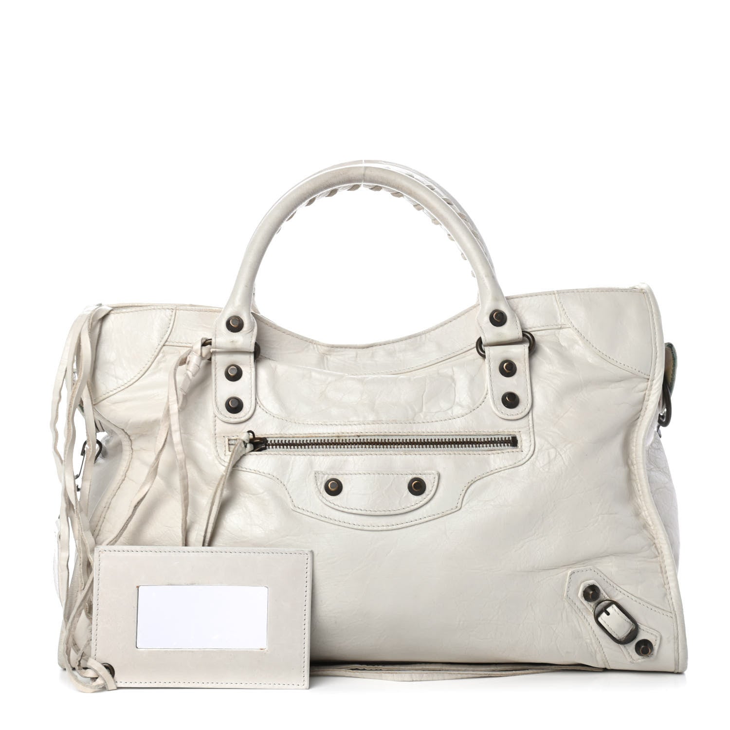 Balenciaga Chevre Classic Hardware City White 1 of 4