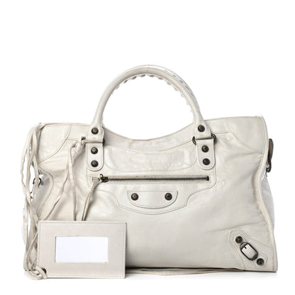 Balenciaga Chevre Classic Hardware City White 1 of 4