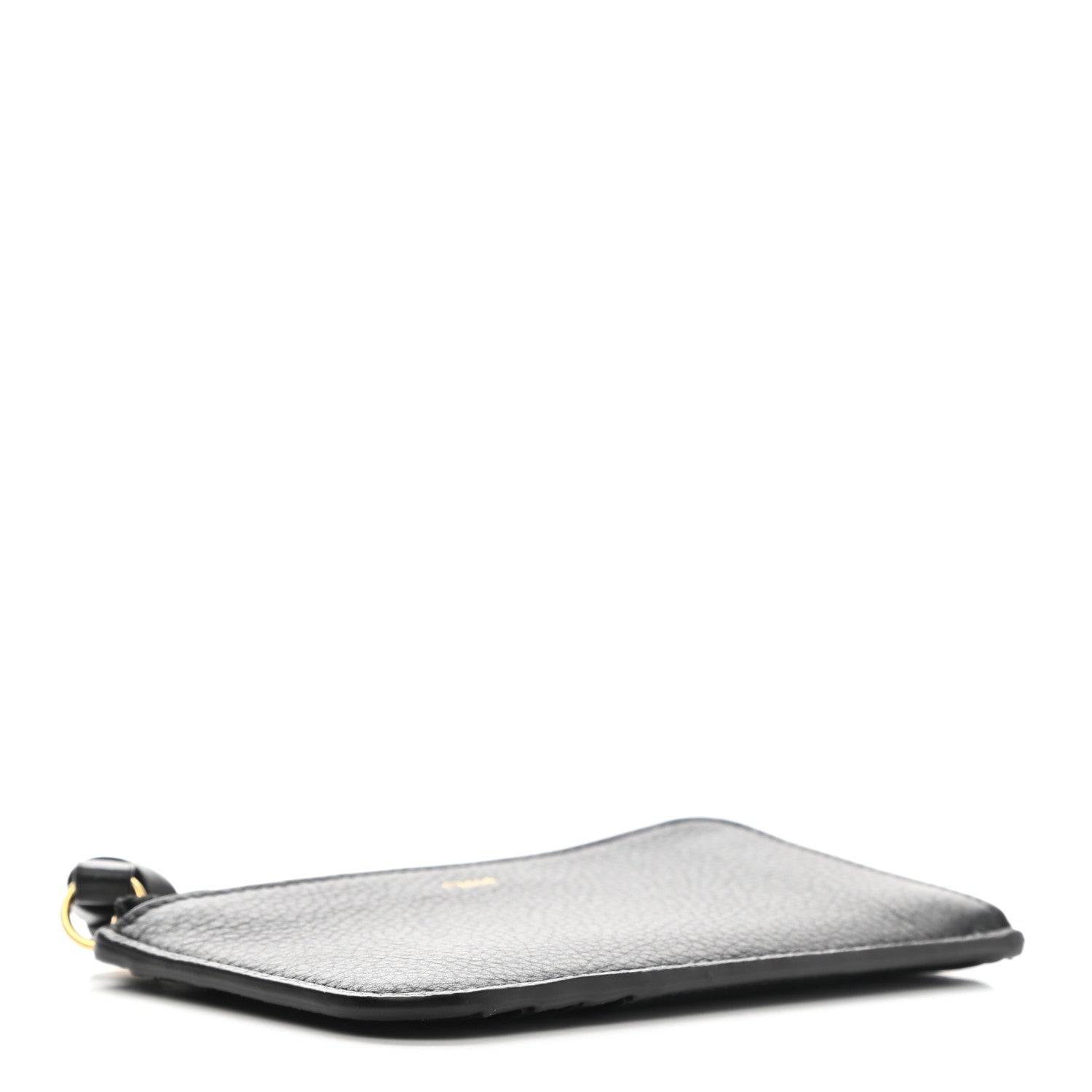 Chloe Calfskin Alphabet Purse Wallet Black 4 of 7