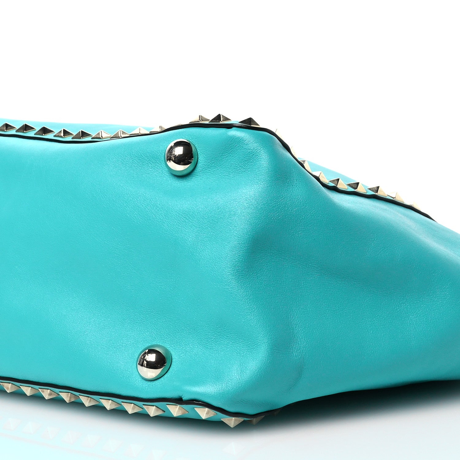 Valentino Garavani Vitello Medium Rockstud Tote Colibri 10 of 11
