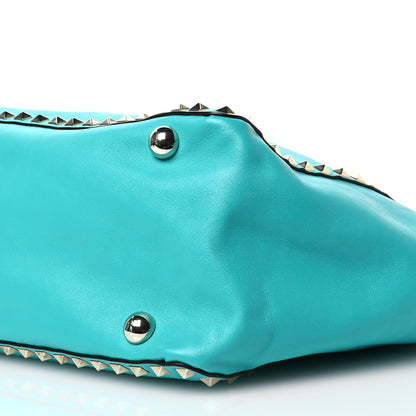 Valentino Garavani Vitello Medium Rockstud Tote Colibri 10 of 11
