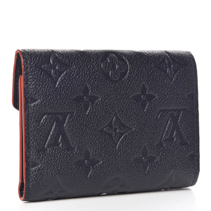 Louis Vuitton Empreinte Victorine Wallet Marine Rouge 3 of 7