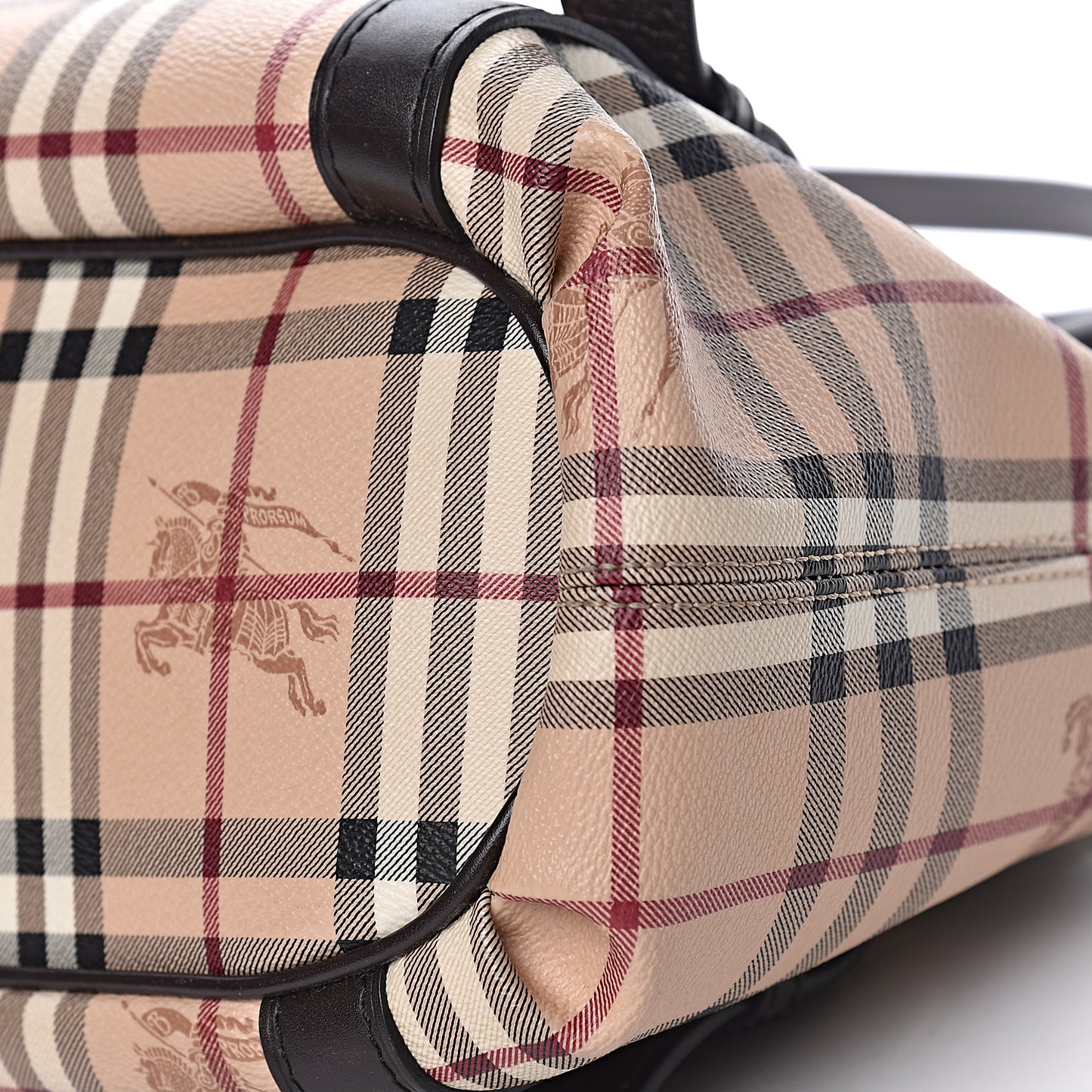 Haymarket Check Small Northfield Tote Chocolate