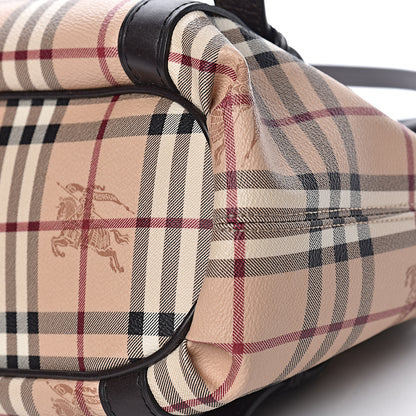 Burberry Haymarket Check Small Northfield Tote Chocolate 13 of 24