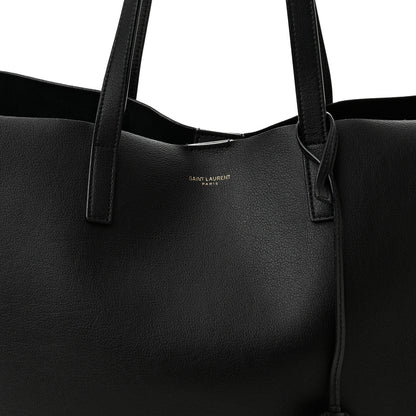 Saint Laurent Calfskin Large Shopping Tote Black 9 of 11