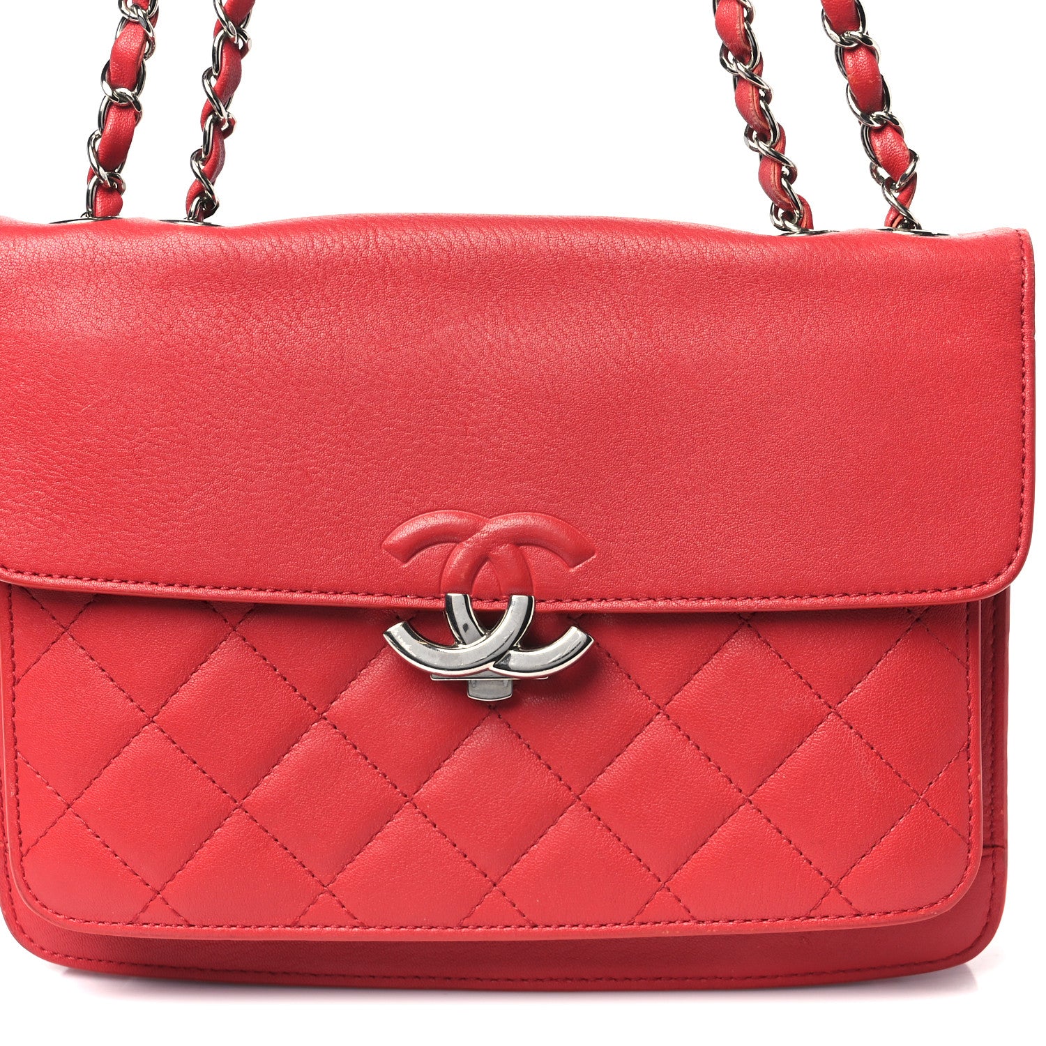 Chanel Caviar Quilted Small CC Box Top Flap Red 1763759 – FASHIONPHILE