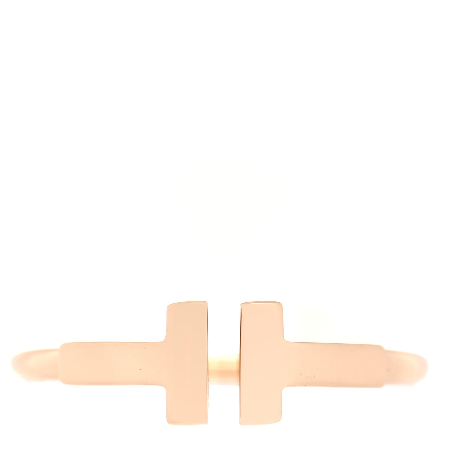 18K Rose Gold T Wire Ring 51 5.75