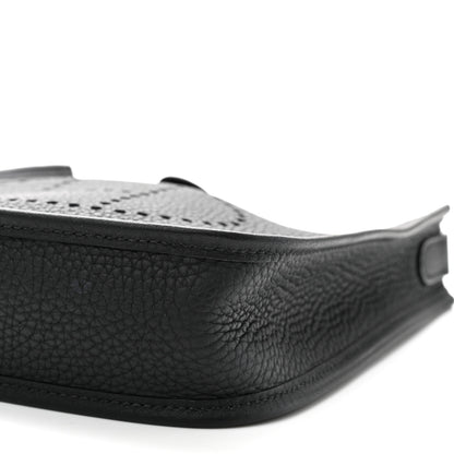 Hermes Taurillon Clemence Evelyne TPM Black 10 of 10