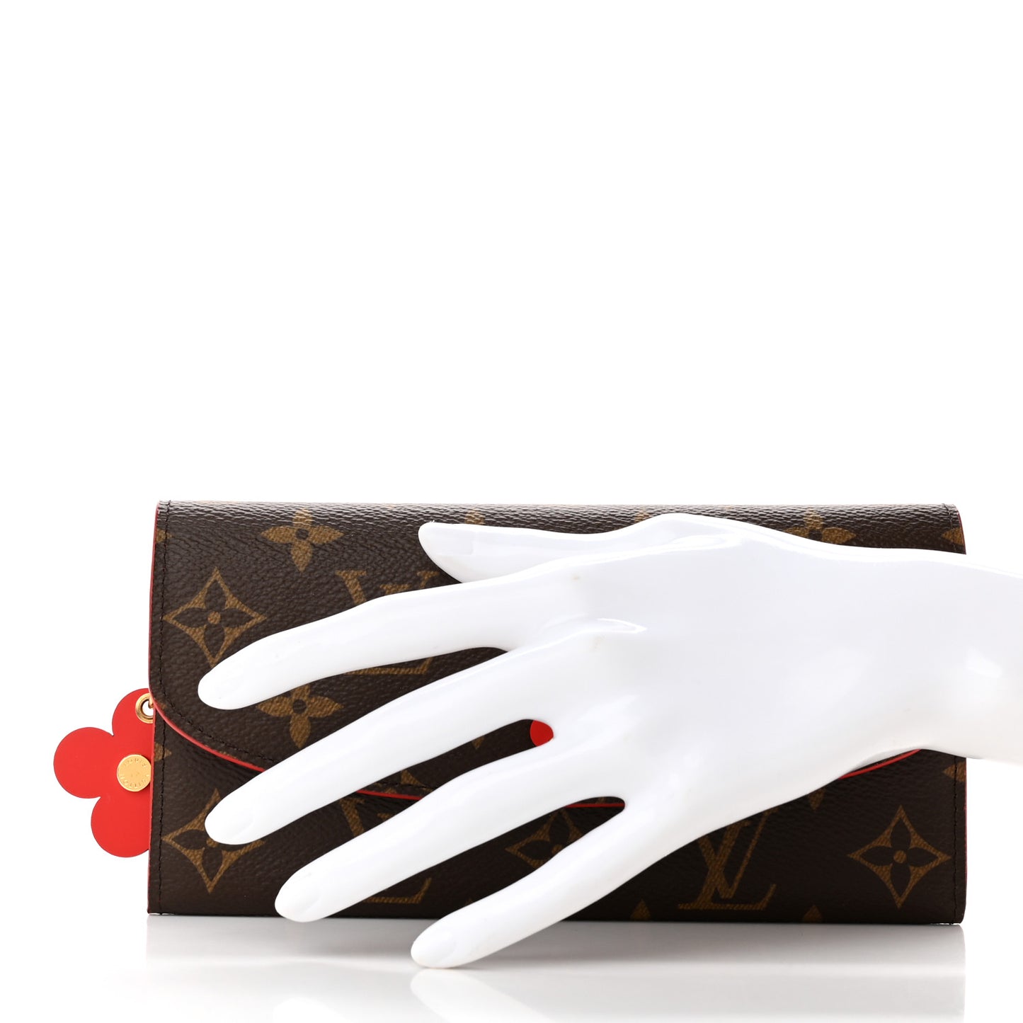 Monogram Bloom Flower Emilie Wallet Rouge