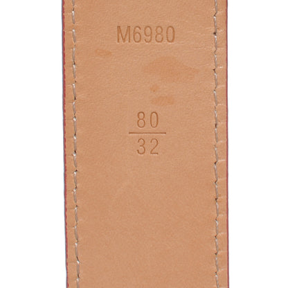 Louis Vuitton Vernis Belt 80 32 Pomme D'Amour 5 of 6