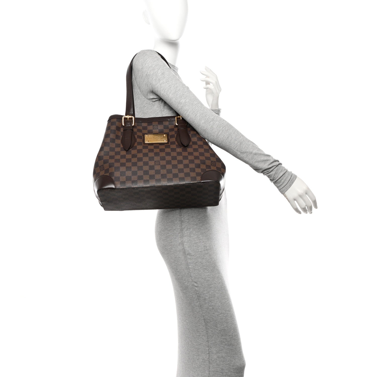 Louis Vuitton Damier Ebene Hampstead MM 2 of 10