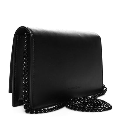 Alexander McQueen Calfskin Mini Skull Chain Crossbody Bag Black 3 of 11