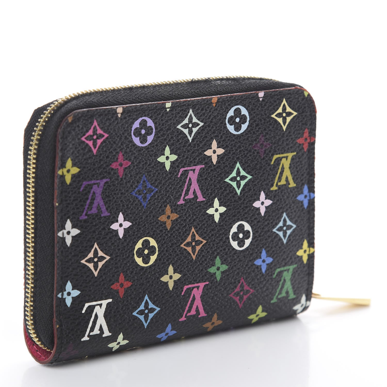 Louis Vuitton Monogram Multicolor Zippy Coin Purse Black Grenade 2 of 5