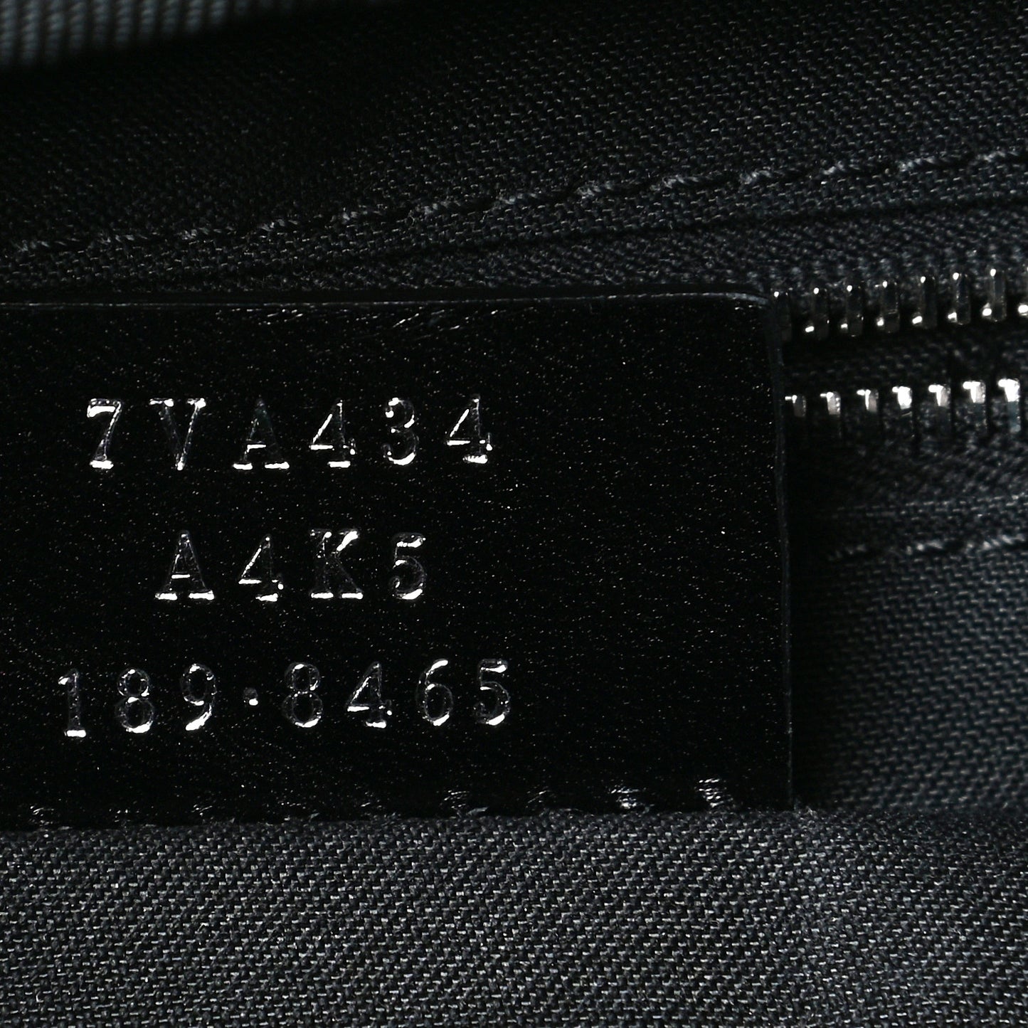 Vitello Century Bi-Color FF 1974 Embossed Belt Bag Maya Black