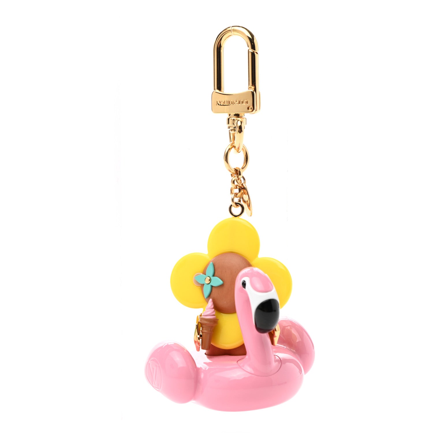 Louis Vuitton Vivienne Flamingo Bag Charm Key Holder 1 of 4