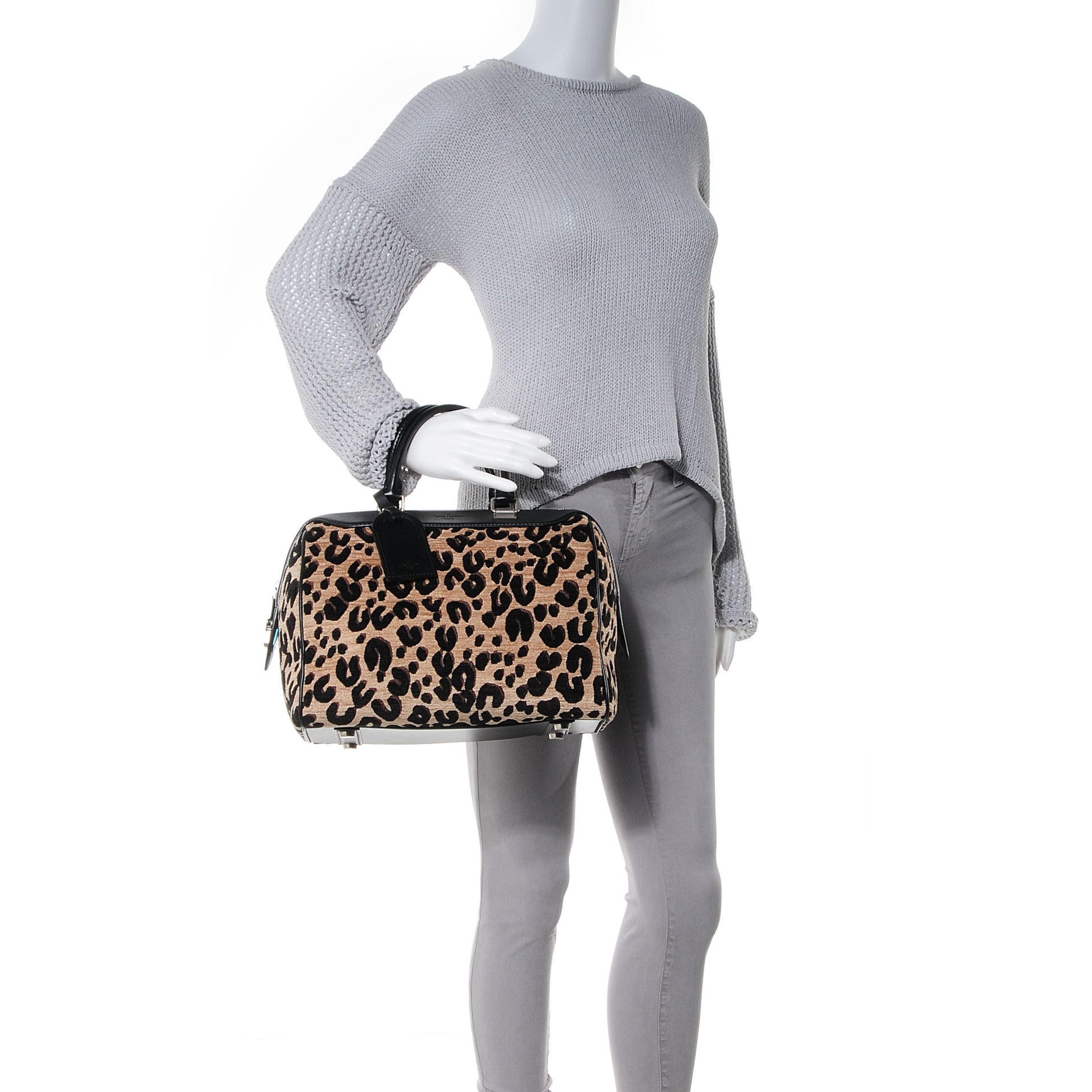 Louis Vuitton Jacquard Velvet Leopard Print Stephen Sprouse Speedy 2 of 8