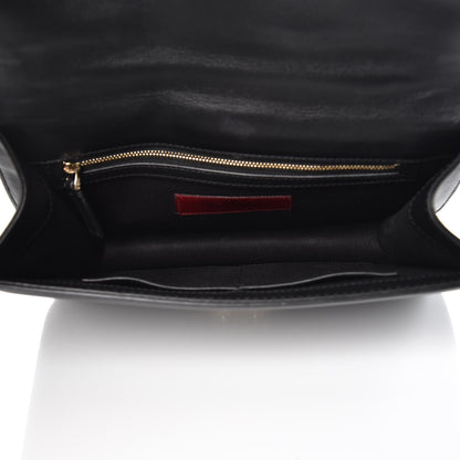 Valentino Garavani Vitello Medium Glam Lock Rockstud Flap Black 5 of 10