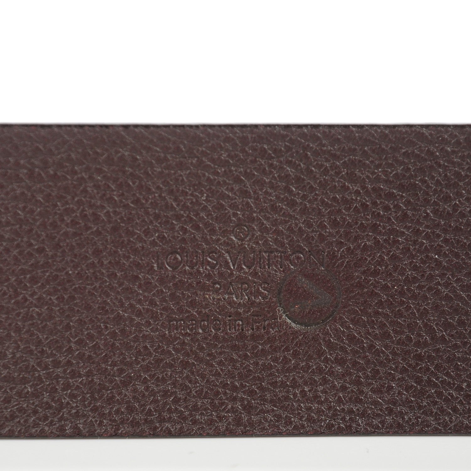Louis Vuitton Patent LV Frame Belt 85 34 Amarante 6 of 8